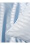 Cotton Satin Striped Elastic Sheet Double Duvet Cover Set - 5