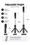 best choice Black Bluetooth Selfie Stick Tripod for iPhone/Samsung/Xiaomi/Oppo/Vivo, Remote Shutter - 4