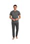 Seamlife Men's 100% Cotton Summer Short-Sleeved Pajama Set 9823