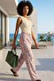 Palazzo Women's Modal, High Waist Comfortable, Pink - 6