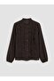 Lcw Modest Hakim Collar Ruffled Women's Shirt