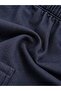 Jeans Patterned Polo Collar Children's Set with Double Cargo Pockets Shorts - 3