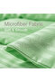 6 Piece Double Duvet Cover Set with Elastic Fitted Sheet - Microfiber Satin Stripe 200x200+30cm Deep Pocket Hotel Quality Luxury - 4