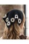 Crochet-Look Floral Motif Bandana/Hairband