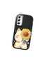 Samsung Galaxy A34 Compatible Case Camera Protector Black Silicone Couple Phone Case Cat Pattern - 3