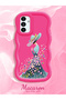 Samsung Galaxy A04S Compatible Case Camera Protector Red Silicone Couple Phone Case Girl Pattern - 2