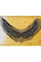 Dress and Clothing Collar with Dense Bead Embroidery
