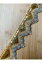 Silver and Gold Sequin Guipure Width 5 cm Length 1 Meter