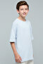Textured T-Shirt with Crew Neck and Short Sleeves - 4