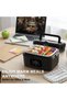 Portable Electric Lunch Box 1L with 8000mAh Rechargeable Battery, 60W Fast Heating Food Warmer - 7