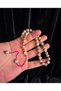 Güleç Natural Stone Original Rhodochrosite Natural Stone 8 mm 33-Piece Prayer Beads - 2