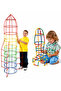 300 Pieces Bamboo Sticks Educational Intelligence and Design Game Math Cube with Gift - 2