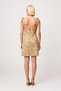 Women's Degaje Collar Thin Strap Floral Patterned Short Woven Dress with Tie Detail Summer Casual Comfortable - 5