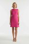Women's Sleeveless A-Line Mini Dress Boat Neck Piping Detailed Woven Fabric Comfortable Casual Modern Stylish Elegant - 4