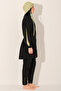 Marla Hat Hijab Swimsuit 26219-26 - Black - 3