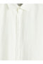 Regular Fit 100% Linen Men's Shirt - 5