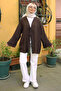 Brown Front Tie Kimono - 3