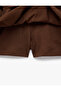Layered Flounce Comfortable Fit Cotton Mini Sports Shorts Skirt - 5