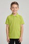 Unisex Kids Pistachio Green Lacoste Polo Collar Short Sleeve School T-Shirt