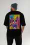 123 Cats for the Sake of Cats Printed Black Oversize T-Shirt 100% Cotton Unisex Cat Lover Premium Design - 5