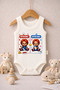 Baby Bodysuit with Text Angry Baby Printed 100% Cotton Undershirt Sleeveless Bodysuit (Newborn & Baby) - 4