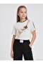 Girl's T-Shirt for Ages 10-14 - Ecru