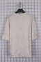 Women's Plus Size Lycra Crew Neck Foil Printed Short Sleeve Mom T-Shirt Combed Cotton Blouse - 3