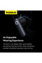 C-Mic CM10 Solar Charging Single Ear Wireless Earphone for Car - Black - 4