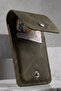 Genuine Leather Wallet Khaki 4 Card Capacity Vertical Handmade Men's Women's Gift - 3
