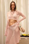 Yenka Basic Thin Salmon Knitwear Crop - 4
