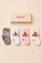 Organic Cotton Premium 4-Piece Baby & Kids Socks Bunny Dreams Rabbit Patterned