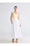 Esvab • Modern & Distinctive A-Line Skirt with Waist Drawstring - 3