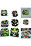 Lodos 4 Pieces Wooden Frog-Shaped Coasters Suitable for Tabletops in Home, Bar, Office, Holiday Decorations - 6