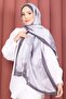 Rose Pattern Shawl Series Gray - 2