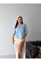 Premium Viscose Sausage Collar Half Sleeve Comfortable Fit Flexible Summer Knitwear Blouse - 4