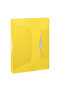 Plastic folder with elastic yellow Jumbo Vivida