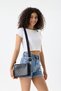 Soft Leather 4 Compartment Women's Crossbody Shoulder Bag with Wide Strap - 6