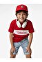 Football Themed Short Sleeve Crew Neck Printed T-Shirt - 2