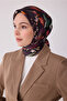 Brown Object Pattern 100% Twill Silk Scarf 4320 - 32 - 2