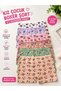 6-Pack of Colorful Patterned Soft Matte Colored Cute Girls' Boxers (Shorts)