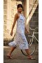 Zebra Pattern Women's Dress with Tassels - 2