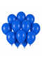 Blue Color Latex Pastel Balloon (30 cm) - 12 Pieces