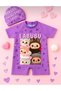 New Season Cute Character Printed Boned Fast Drying Featured Girl's Jumpsuit Swimsuit - 2