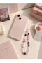 Pink Quartz Natural Stone Phone Charm Nepal Beads Phone Strap Camera Charm Bag Charm - 3