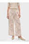 Nevavm Women's Patterned Trousers with Elastic Waist - 2