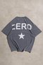 Smashing Pumpkins Zero Oversize Antique Painting Anthracite Short Sleeve T-Shirt - 2