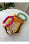 Zr Model 4-Piece Summer Beaded Bracelet Set