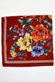 Women's Red Floral Patterned Stitched Writing Pad - 2