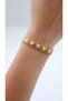 Gold White Heart Detail Miyuki Bracelet - 2