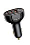 CC-4450 128W Digital Display 2C+1A PD Fast Car Charger - 2